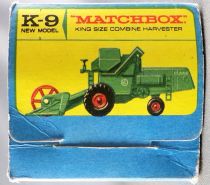 Lesney Matchbox King Size K-9 Combine Harvester Boxed