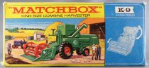 Lesney Matchbox King Size K-9 Moissonneuse Batteuse en Boite 
