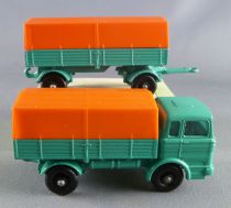 Lesney Matchbox N° 1 + N° 2 Camion Mercedes & remorque Bachée