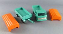 Lesney Matchbox N° 1 + N° 2 Mercedes Truck & Trailer