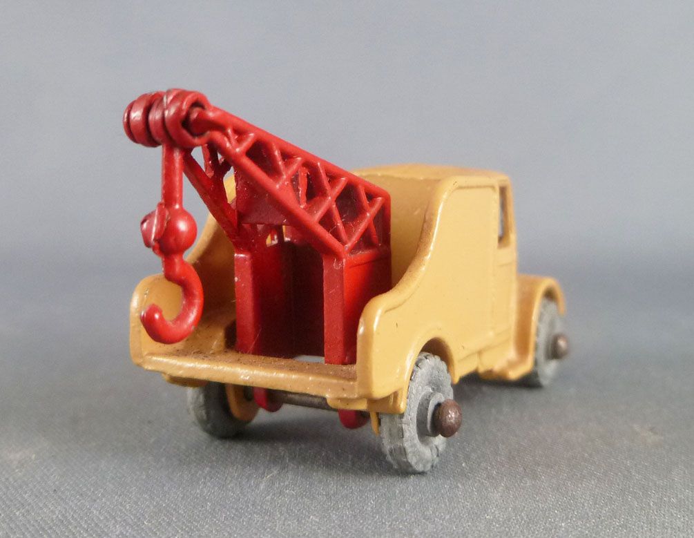 Lesney Matchbox N° 13 Camion Dépanneuse Wreck Truck Ocre & Rouge