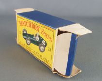 Lesney Matchbox N° 19 Aston Martin F1 Racer Green Metalised with Box