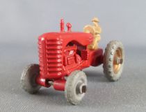Lesney Matchbox N° 4 Massey Harris Farm Tractor Red