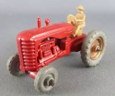 Lesney Matchbox N� 4 Tracteur Agricole Massey Harris Rouge