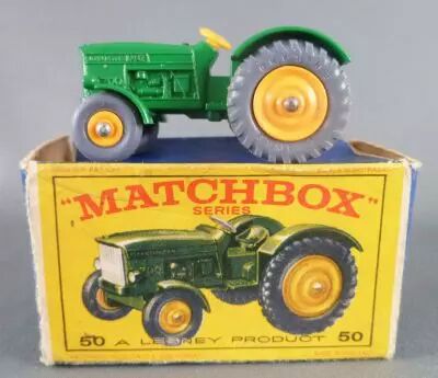 Lesney Matchbox N� 50 Tracteur Agricole John Deer avec Boite