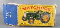 Lesney Matchbox N° 50 Tracteur Agricole John Deer avec Boite