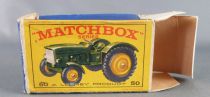 Lesney Matchbox N° 50 Tracteur Agricole John Deer avec Boite