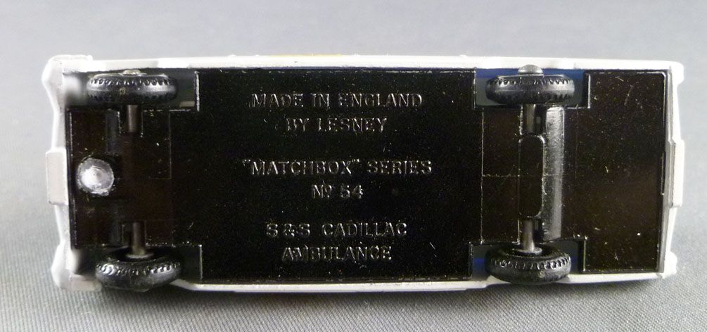 Lesney Matchbox N 54 S S Cadillac Ambulance Blanche