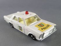 Lesney Matchbox N° 55/59 Ford Galaxie Police Blanche