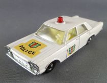 Lesney Matchbox N° 55/59 Ford Galaxie Police Blanche