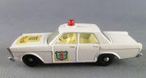 Lesney Matchbox N° 55/59 Ford Galaxie Police Blanche