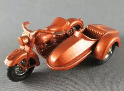 Lesney Matchbox N� 66 Moto Harley Davidson & Side Car sans boite