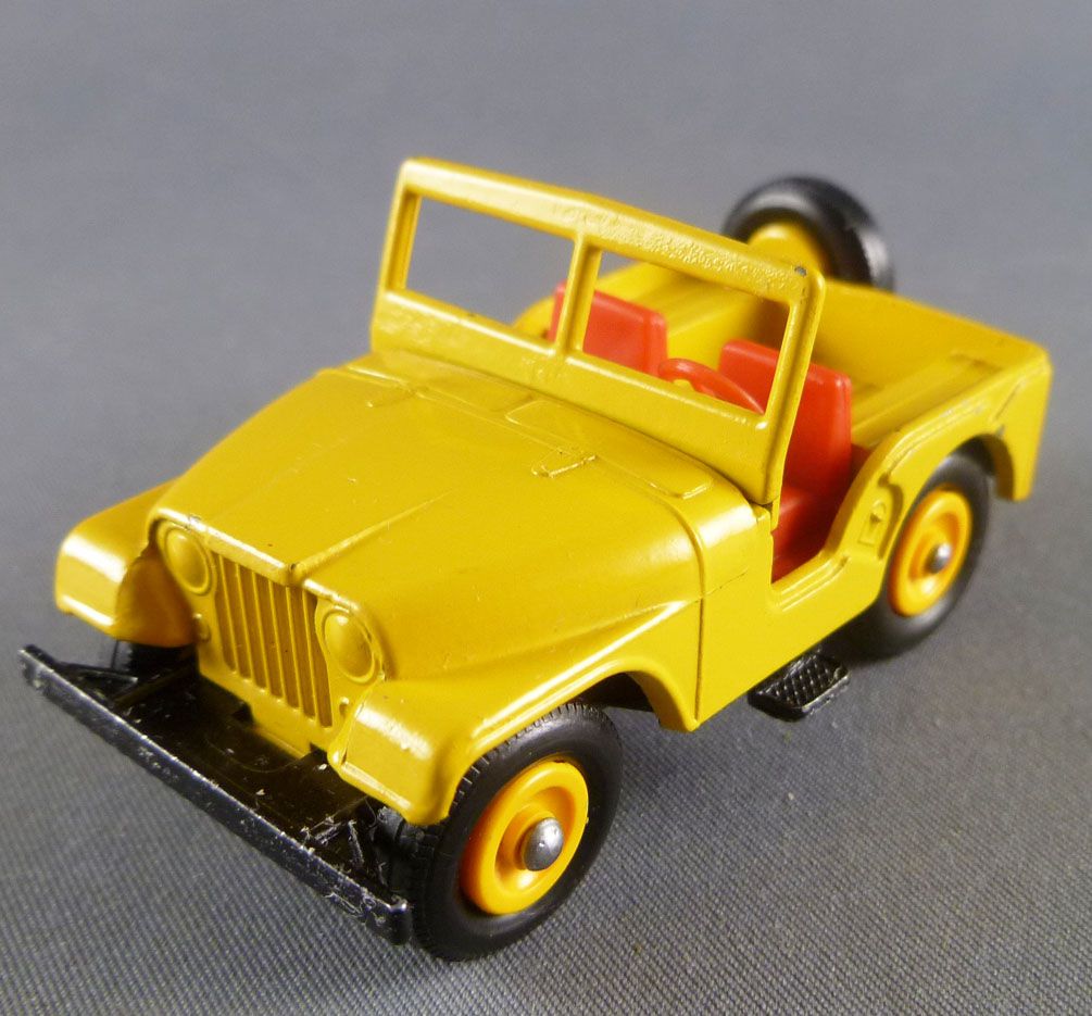 Details about   Matchbox 1960 Jeep 4 x 4 Yellow No Package 