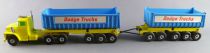 Lesney Matchbox Super King K-16 Camion Dodge & Remorque Benne Basculante en Boite 