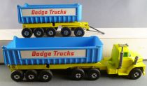 Lesney Matchbox Super King K-16 Camion Dodge & Remorque Benne Basculante en Boite 