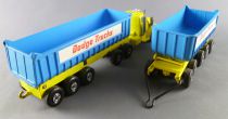 Lesney Matchbox Super King K-16 Camion Dodge & Remorque Benne Basculante en Boite 