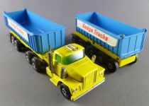 Lesney Matchbox Super King K-16 Camion Dodge & Remorque Benne Basculante en Boite 