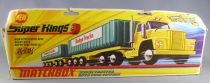 Lesney Matchbox Super King K-16 Camion Dodge & Remorque Benne Basculante en Boite 