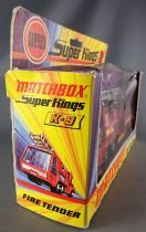 Lesney Matchbox Super Kings K-9 Camion mFire Tender Neuf Boite 