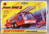 Lesney Matchbox Super Kings K-9 Camion mFire Tender Neuf Boite 