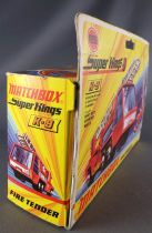 Lesney Matchbox Super Kings K-9 Camion mFire Tender Neuf Boite 