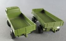 Lesney Matchbox Superfast 1 & 2 Camion Mercedes Militaire avec Remorque sans Boite