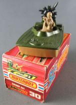 Lesney Matchbox Superfast 30 Swamp Rat Bateau Patrouille Militaire Neuf Boite