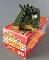 Lesney Matchbox Superfast 30 Swamp Rat Bateau Patrouille Militaire Neuf Boite