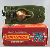 Lesney Matchbox Superfast 30 Swamp Rat Bateau Patrouille Militaire Neuf Boite