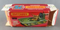 Lesney Matchbox Superfast 30 Swamp Rat Bateau Patrouille Militaire Neuf Boite