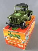 Lesney Matchbox Superfast 38 Armoured Jeep Militaire Neuf Boite