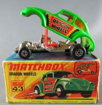 Lesney Matchbox Superfast 43 Dragon Wheels Vw Cox Neuf Boite