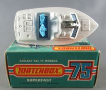Lesney Matchbox Superfast 52 Police Launch Boat Mint in Box