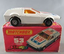 Lesney Matchbox Superfast 53 Tanzara Sreakers Near Mint in Box