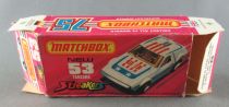 Lesney Matchbox Superfast 53 Tanzara Sreakers Near Mint in Box