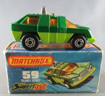 Lesney Matchbox Superfast 59 Planet Scout Green NMIB