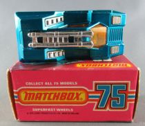 Lesney Matchbox Superfast 68 Cosmobile Bleu Proche Neuf Boite