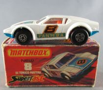 Lesney Matchbox Superfast 8 Tomaso Pantera Très Bon Etat Boite