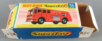 Lesney Matchbox Superfast N°35 Camion Pompier Merry Weather Neuf Boite