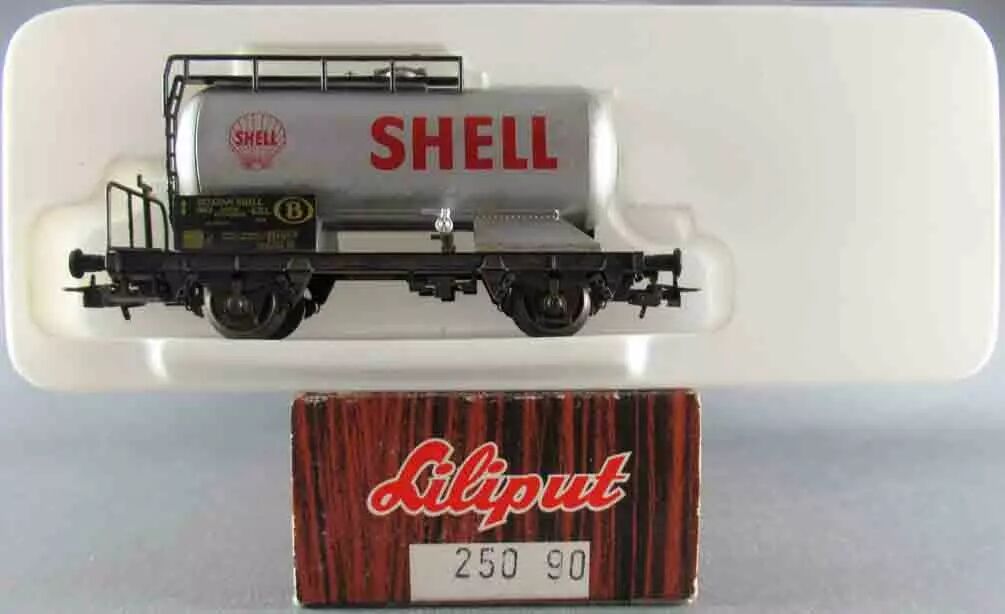 Train électrique Wagon citerne sans marque HO jaune Shell - Modélisme