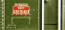 Liliput 7872 Ho Sncf Loco Vapeur 232 TC 423 Ile Napol&eacute;on Vert Noir Eclairage Proche Neuf Boite