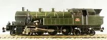 Liliput 7872 Ho Sncf Steam Loco 4-6-4 232 TC 423 Ile Napol&eacute;on Green Black Lighting NMIB