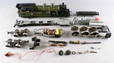 Liliput 7872 Ho Sncf Steam Loco 4-6-4 232 TC 423 Ile Napol�on Green Black Super-Detailed Taken Apart to Put Back Together