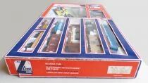 Lima 10 1103V 1 Ho Sncf Fs Pipe Unlaoder Goods Train Set Diesel Loco BB 67001 + 6  Wagons + Truck + 14 Tracks + Transformer MIB