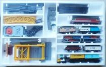 Lima 10 7003V 4 Ho Coffret Transport Containers Train Marchandises CC 72105 6 Wagons Camion 15 Rails Transfo Neuf Boite