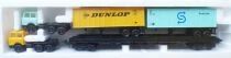 Lima 10 7003V 4 Ho Transport Containers Goods Train Set Diesel Loco CC 72105 + 6  Wagons + Truck + 14 Tracks + Transformer MISB
