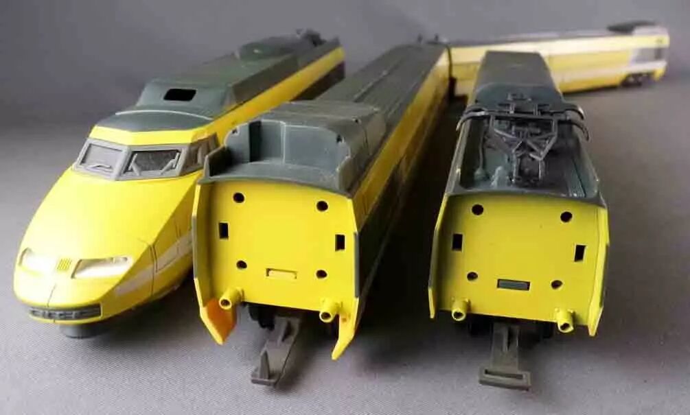 Lima 107010T Ho Sncf Tgv La Poste Train set 4 Elements Tracks