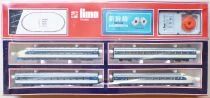 Lima 2150 V Ho Coffret Tokaido Train Grande Vitesse Japonais Shinkansen 4 El&eacute;ments 15 Rails Transfo Neuf Boite Cellophan&eacute;e