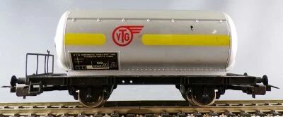Lima 2718 Ho Db Wagon Citerne Vtg 2 Essieux 599283 Argent sans Boite