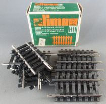 Lima 3022/A Ho 12 x 1/4 Straight Unipolar Breaking Steel Tracks 57mm Mint in Box